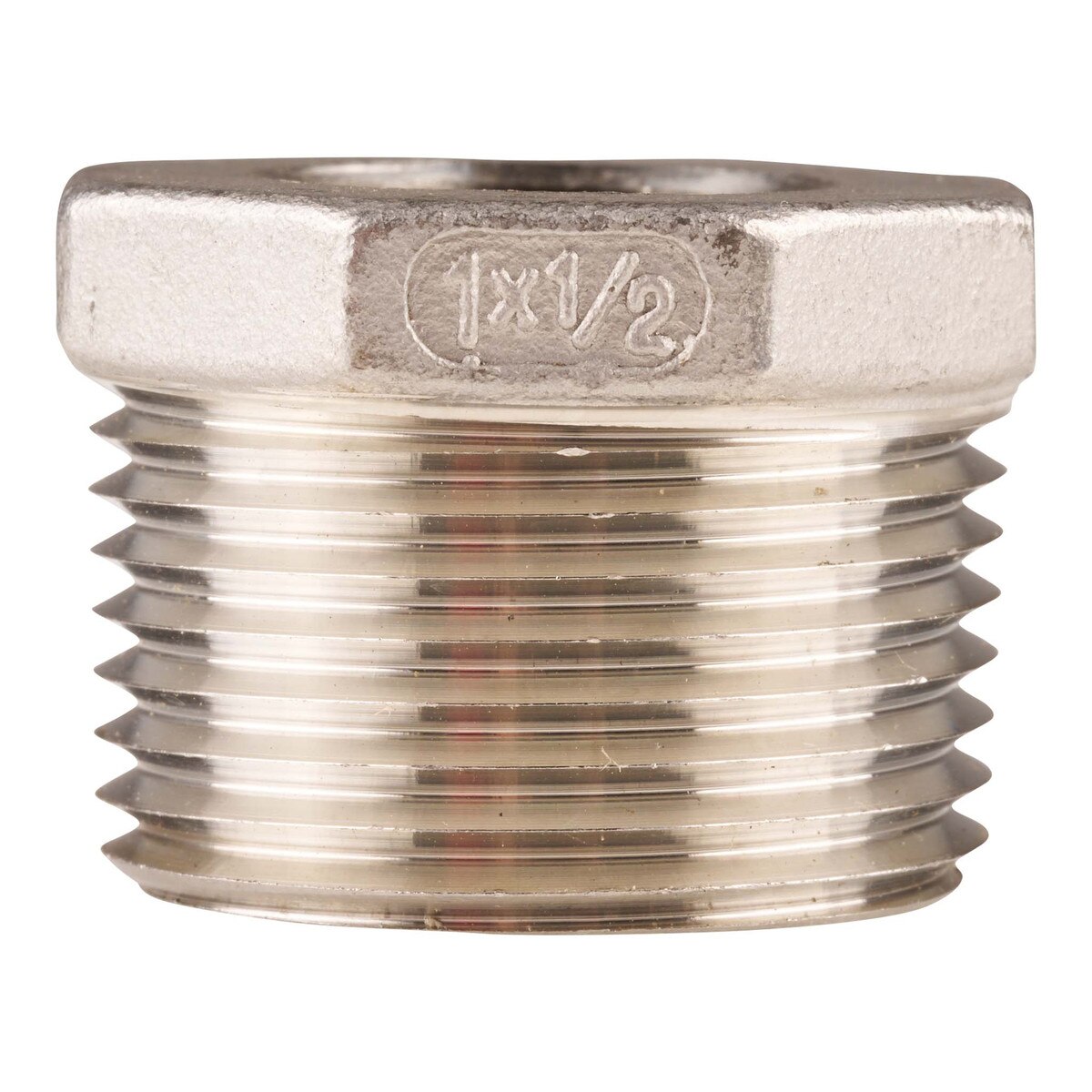 side view of SS hex bushing